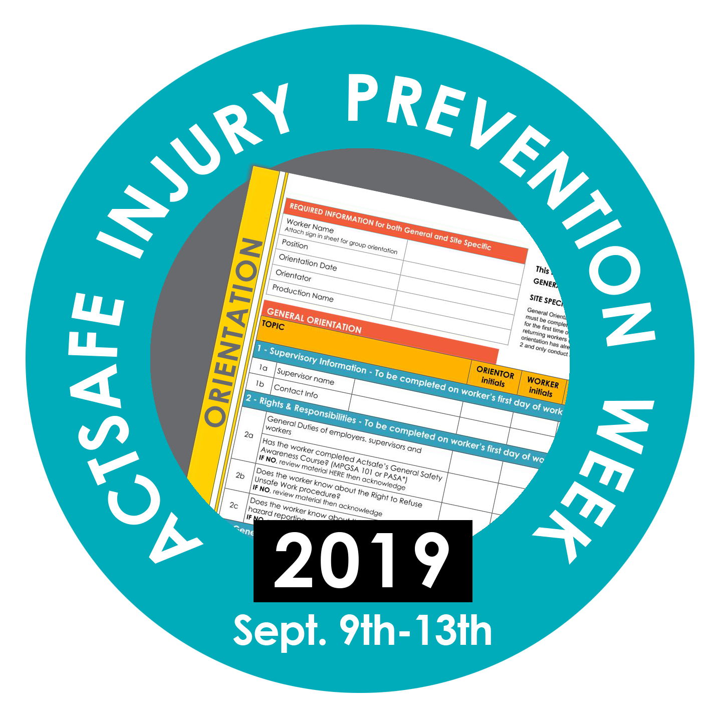 actsafe injury prevention week 2019 logo