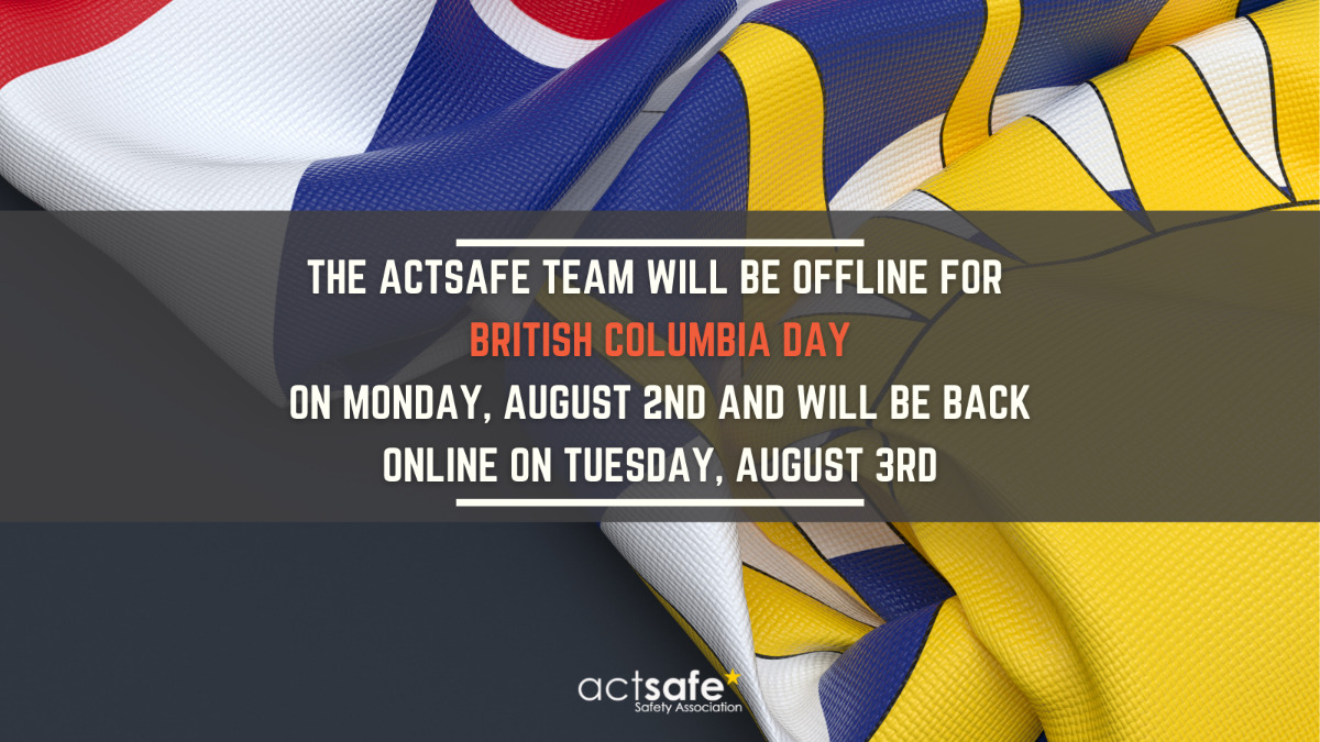bc day actsafe hours