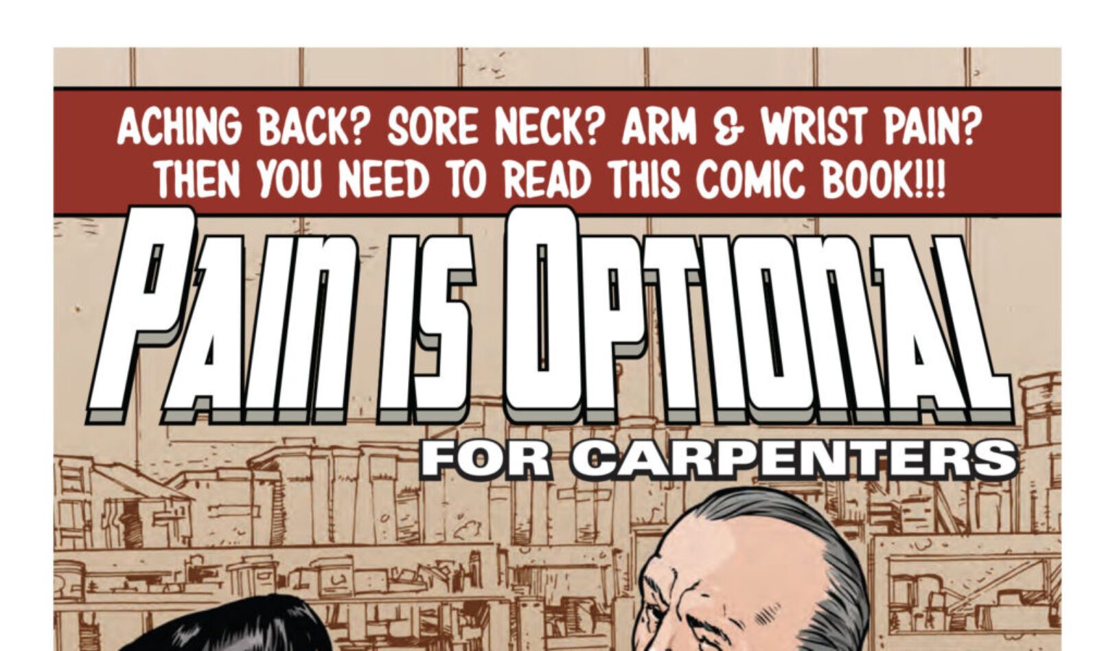 Pain Is Optional For Carpenters Comic