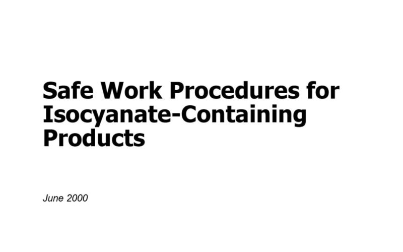 Safe-work-procedures-for-isocyanate-containing-products-Report-PDF