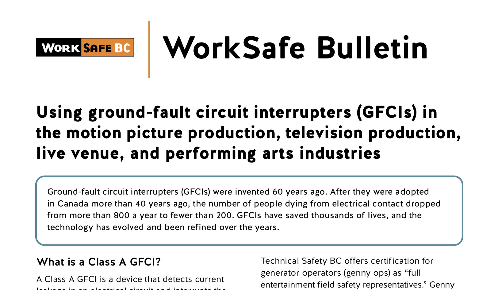 WorkSafeBC-bulletin_GFCIs