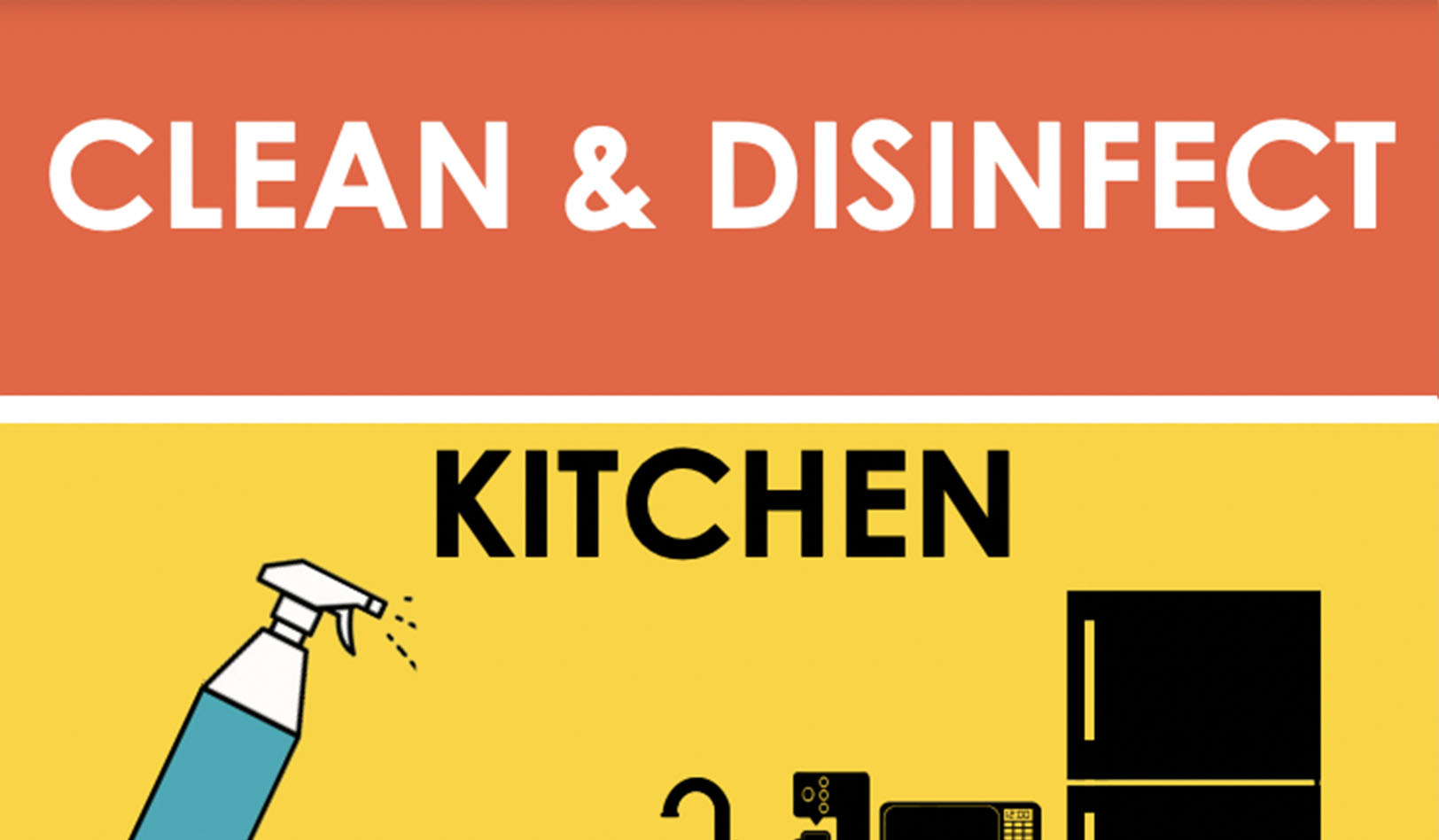 Clean & Disinfect: KITCHENS