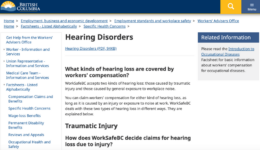 Hearing disorder