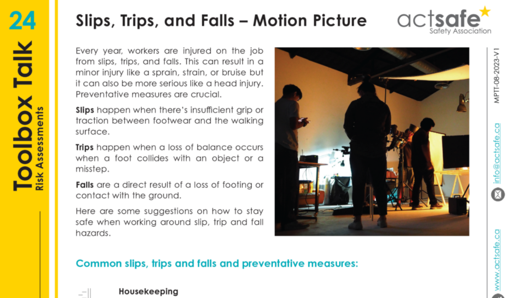 Slips, Trips, and Falls – Motion Picture